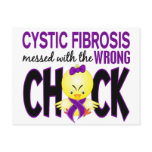 Cystic Fibrosis Messed With The Wrong Chick Post Card