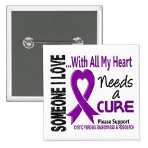 Cystic Fibrosis Needs A Cure 3 Button