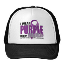Cystic Fibrosis: Purple for Grandson Mesh Hats