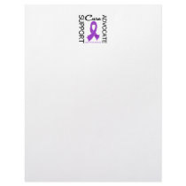 Cystic Fibrosis Support Advocate Cure Letterhead Design