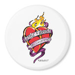 Cystic Fibrosis Tattoo Heart Refrigerator Magnets