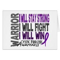 Cystic Fibrosis Warrior Greeting Card