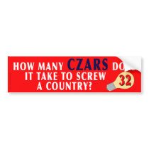 CZAR Bumper Sticker bumper stickers