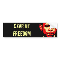 Czar of Freedom bumper stickers by NobamaShop Czar of Freedom bumper stickers