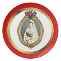 Czarina Alexandra  Feodorovna Romanov Plate