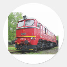 Czech Diesel Round Sticker