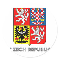 Czech Emblem stickers by FlagStore Czech Emblem stickers