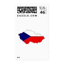 Czech flag map postage by FlagStore Czech flag map postage