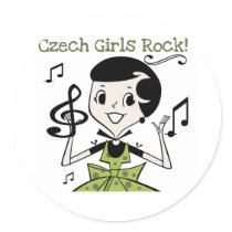Czech Girls Rock stickers by world_wide Czech Girls Rock stickers