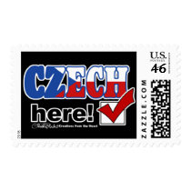 Czech Here (Dark) postage by creationhrt Czech Here (Dark) postage