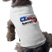 Czech Here (light) Doggie Shirt