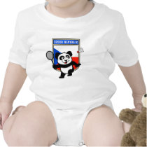 Czech Republic Badminton Panda t-shirts by cuteunion Czech Republic Badminton Panda t-shirts