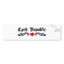 Czech Republic Bumper Sticker