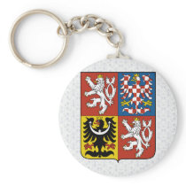 Czech Republic Coat of Arms detail keychains