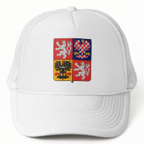 Czech Republic Coat of Arms Hat by FlagTshirts Czech Republic Coat of Arms Hat