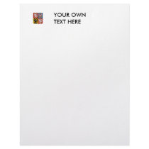 Czech Republic Coat of Arms Custom Letterhead