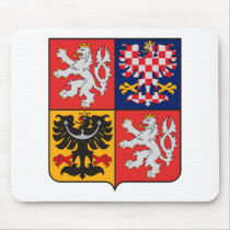 Czech Republic Coat of Arms Mousepad