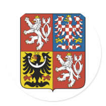 Czech Republic coat of arms stickers by sergemayifuila Czech Republic coat of arms stickers