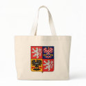 Czech Republic Coat of Arms Tote Bag by FlagTshirts Czech Republic Coat of Arms Tote Bag