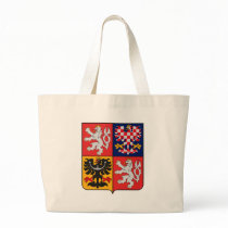 Czech Republic Coat of Arms Tote Bag by FlagTshirts Czech Republic Coat of Arms Tote Bag