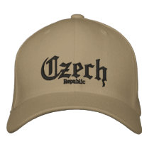Czech, Republic Custom Hat embroidered hats