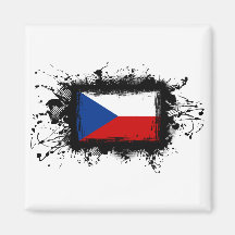 Czech Republic Flag Fridge Magnet
