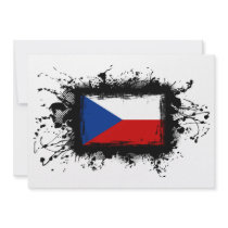 Czech Republic Flag Invitation