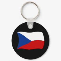 Czech Republic Flag Keychain