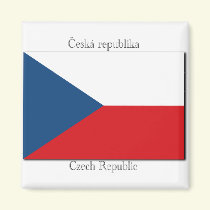 Czech Republic Flag Magnet