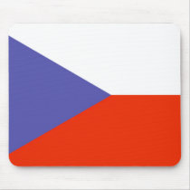 Czech Republic Flag Mousepad