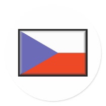 Czech Republic Flag stickers by jacinto888 Czech Republic Flag stickers
