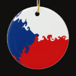 Czech Republic Gnarly Flag ornaments