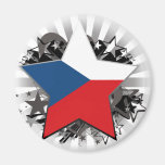 Czech Republic Star Magnets