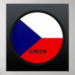 Czech Roundel quality Flag Print
