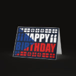 Czechia Flag Birthday Card