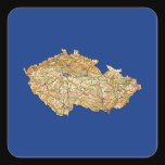 Czechia Map Sticker