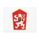 Czechoslovakia Coat of Arms 1960 Postcard
