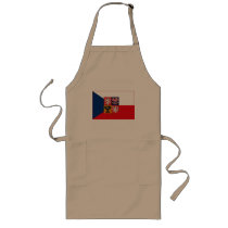 Czechoslovakia Flag w COA (light) Apron by FlagTshirts Czechoslovakia Flag w COA (light) Apron