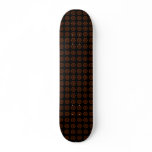 D20 Black &amp; Orange, Tiled Skate Board Decks