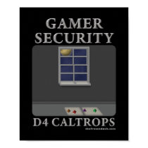 D4 Caltrops posters by thefrozenduck D4 Caltrops posters
