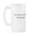 D6G Not too Horrible Beverage - Frosted mugs