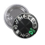 D90 Mode Dial Pinback Button