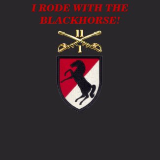 D/1/11th ACR I Rode with the Blackhorse! Shirt zazzle_shirt