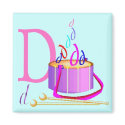 D - Alphabet Magnet by elenaind D - Alphabet Magnet