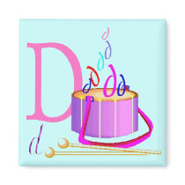 D - Alphabet Magnet by elenaind D - Alphabet Magnet