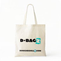 D-Bagz Douchechillz Canvas Tote - Blue Tote Bags