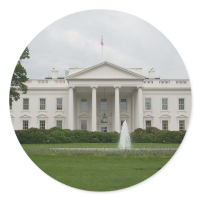D.C. white house Stickers by cedarpoint