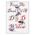 D & D Widow Card by Jaenne D & D Widow Card