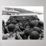 D-Day Soldiers In A Higgins Boat Poster