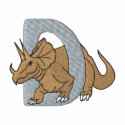 D-Dinosaur embroideredshirt